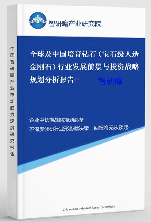 全球及中国培育钻石（宝石级人造金刚石）行业发展前景与投资战略规划分析报告